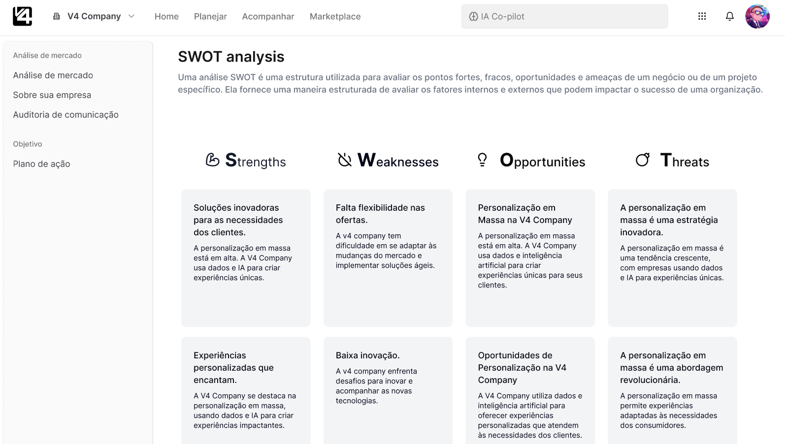 Análise SWOT